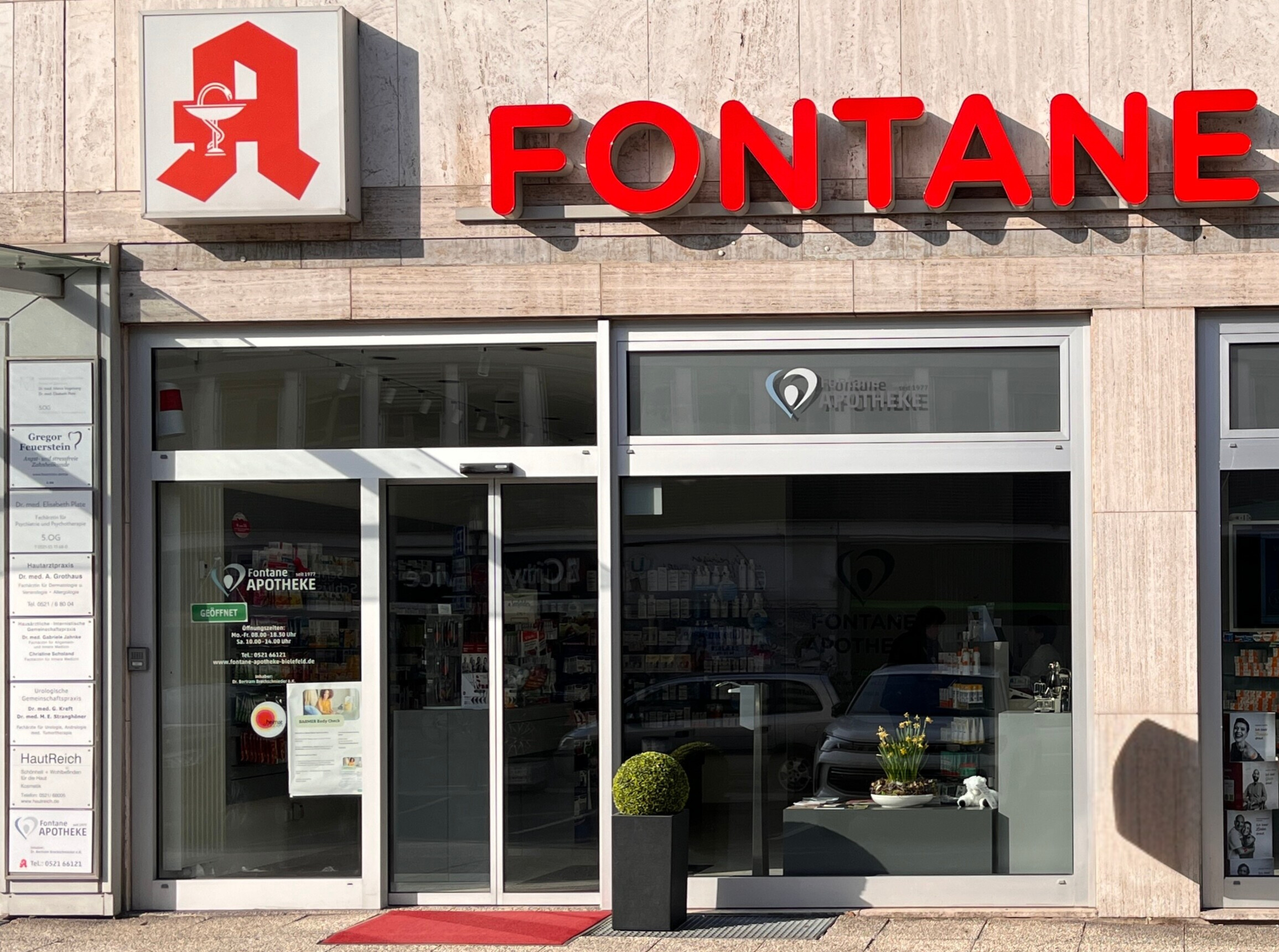 Außenansicht Fontane Apotheke